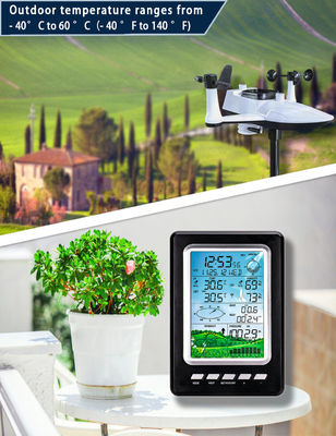 quality Professionelle kleine drahtlose Wetterstation 5 in 1 factory
